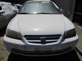 2001 HONDA ACCORD LX WHITE 2.3L AT A16378